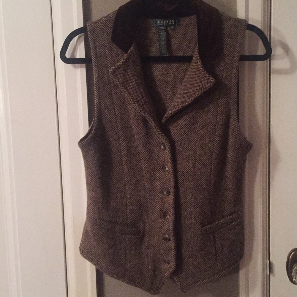 Ralph Lauren 100% wool vest size Medium